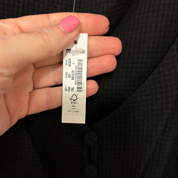 Madewell Crop Blouse - Picture 6 of 9